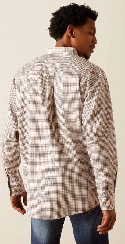 FR Gasket Work Shirt Back